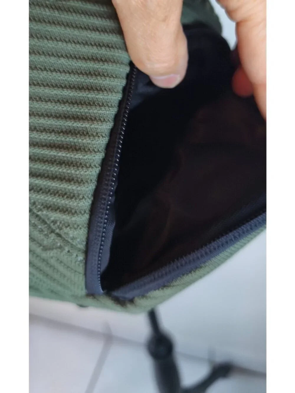 : Go Dash Dot Infinity Bag Olive Green Hobo Tote Gym Yoga Travel Shoulder Purse